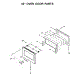 30" Oven Door Parts
