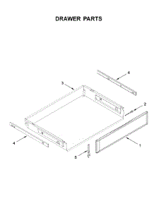 Drawer Parts parts for Kitchenaid Electric Range KFEG504KPS0 from AppliancePartsPros.com