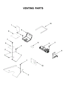 Venting Parts parts for Kitchenaid Gas Range KFGC500JAV00 from AppliancePartsPros.com