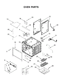 Oven Parts parts for Kitchenaid Gas Range KFGC500JBK00 from AppliancePartsPros.com