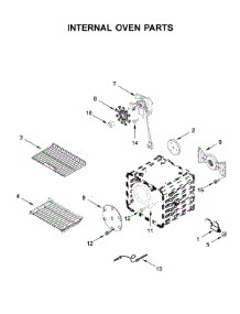Internal Oven Parts parts for Kitchenaid Gas Range KFGC500JIB00 from AppliancePartsPros.com