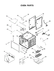 Oven Parts parts for Kitchenaid Gas Range KFGC500JSC00 from AppliancePartsPros.com
