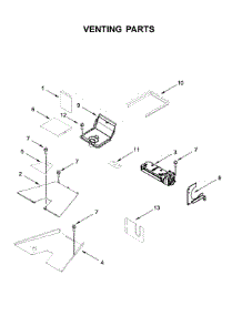 Venting Parts parts for Kitchenaid Gas Range KFGC500JSC00 from AppliancePartsPros.com
