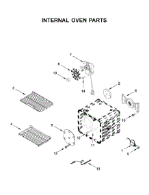 Internal Oven Parts parts for Kitchenaid Gas Range KFGC500JSC00 from AppliancePartsPros.com