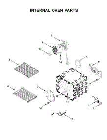 Internal Oven Parts parts for Kitchenaid Gas Range KFGC500JYP00 from AppliancePartsPros.com