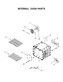 Internal Oven Parts parts for Kitchenaid Gas Range KFGC506JAV00 from AppliancePartsPros.com