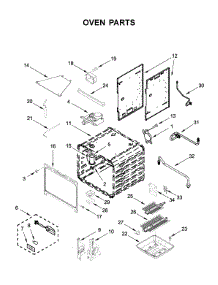 Oven Parts parts for Kitchenaid Gas Range KFGC506JIB00 from AppliancePartsPros.com