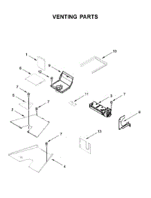 Venting Parts parts for Kitchenaid Gas Range KFGC506JIB00 from AppliancePartsPros.com