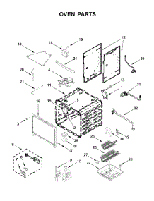 Oven Parts parts for Kitchenaid Gas Range KFGC506JMB00 from AppliancePartsPros.com