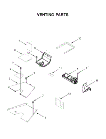 Venting Parts parts for Kitchenaid Gas Range KFGC506JMB00 from AppliancePartsPros.com