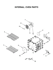 Internal Oven Parts parts for Kitchenaid Gas Range KFGC506JMB00 from AppliancePartsPros.com