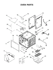 Oven Parts parts for Kitchenaid Gas Range KFGC506JMH00 from AppliancePartsPros.com