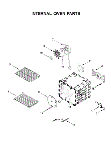 Internal Oven Parts parts for Kitchenaid Gas Range KFGC506JPA00 from AppliancePartsPros.com
