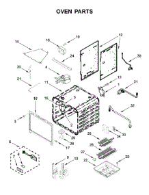 Oven Parts parts for Kitchenaid Gas Range KFGC506JSC00 from AppliancePartsPros.com
