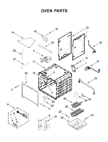 Oven Parts parts for Kitchenaid Gas Range KFGC506JSS00 from AppliancePartsPros.com