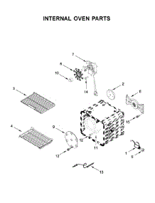 Internal Oven Parts parts for Kitchenaid Gas Range KFGC506JSS00 from AppliancePartsPros.com