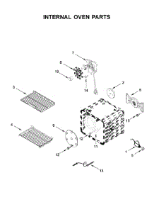 Internal Oven Parts parts for Kitchenaid Gas Range KFGC506JYP00 from AppliancePartsPros.com