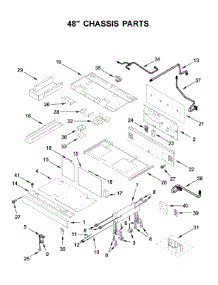 48" Chassis Parts parts for Kitchenaid Gas Range KFGC558JAV00 from AppliancePartsPros.com