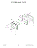 30" Oven Door Parts