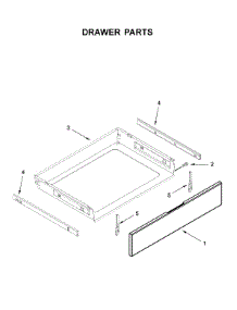 Drawer Parts parts for Kitchenaid Gas Range KFGG504KPS0 from AppliancePartsPros.com