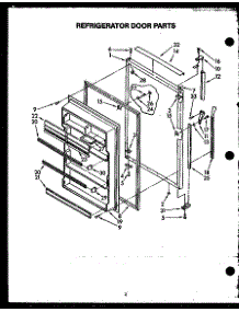 Refrigerator Door Parts (Gfs208) parts for Caloric Top-Mount Refrigerator KGF-5 from AppliancePartsPros.com