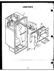 Liner Parts (Gfs208) parts for Caloric Top-Mount Refrigerator KGF-5 from AppliancePartsPros.com