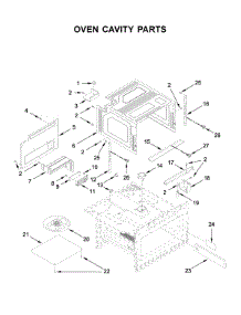 Oven Cavity Parts parts for Kitchenaid Built-In Microwave KMBD104GSS00 from AppliancePartsPros.com