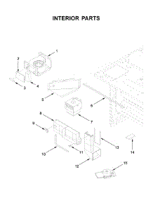 Interior Parts parts for Kitchenaid Built-In Microwave KMBD104GSS00 from AppliancePartsPros.com