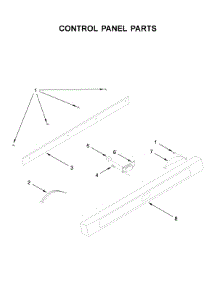 Control Panel Parts parts for Kitchenaid Built-In Microwave KMBD104GSS01 from AppliancePartsPros.com