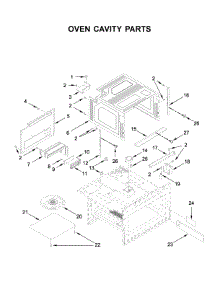 Oven Cavity Parts parts for Kitchenaid Built-In Microwave KMBD104GSS01 from AppliancePartsPros.com