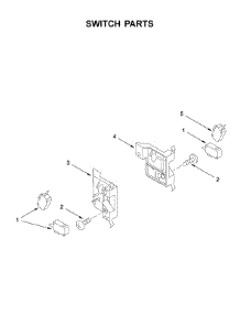 Switch Parts parts for Kitchenaid Built-In Microwave KMBD104GSS01 from AppliancePartsPros.com
