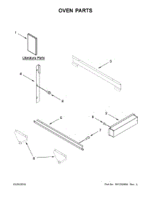 Oven Parts parts for Kitchenaid Built-In Microwave KMBP100ESS02 from AppliancePartsPros.com