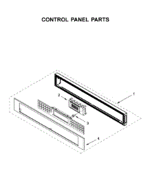 Control Panel Parts parts for Kitchenaid Built-In Microwave KMBP107EBS02 from AppliancePartsPros.com