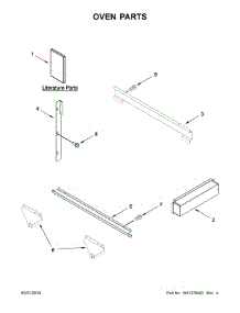 Oven Parts parts for Kitchenaid Built-In Microwave KMBP107EBS03 from AppliancePartsPros.com