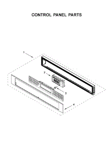 Control Panel Parts parts for Kitchenaid Built-In Microwave KMBP107EBS03 from AppliancePartsPros.com