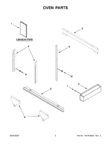Oven Parts parts for Kitchenaid Built-In Microwave KMBP107ESS20 from AppliancePartsPros.com