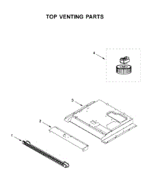 Top Venting Parts parts for Kitchenaid Built-In Microwave KMBS104EBL03 from AppliancePartsPros.com