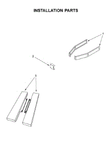 Installation Parts parts for Kitchenaid Built-In Microwave KMBS104EBL03 from AppliancePartsPros.com