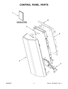 Control Panel Parts parts for Kitchenaid Microwave/Hood Combo KMHC319EWH06 from AppliancePartsPros.com