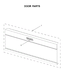 Door Parts parts for Kitchenaid Microwave/Hood Combo KMLS311HBL7 from AppliancePartsPros.com