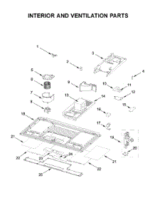 Interior And Ventilation Parts parts for Kitchenaid Microwave/Hood Combo KMLS311HBS4 from AppliancePartsPros.com