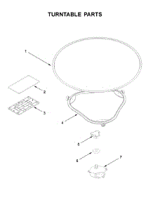 Turntable Parts parts for Kitchenaid Microwave/Hood Combo KMLS311HBS4 from AppliancePartsPros.com