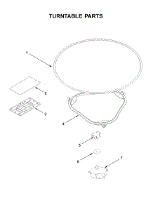 Turntable Parts parts for Kitchenaid Microwave/Hood Combo KMLS311HSS5 from AppliancePartsPros.com