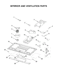 Interior And Ventilation Parts parts for Kitchenaid Microwave/Hood Combo KMLS311HWH6 from AppliancePartsPros.com