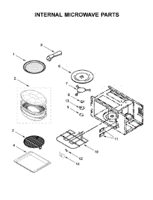 Internal Microwave Parts parts for Kitchenaid Wall Oven/Microwave Combo KOCE500EBL09 from AppliancePartsPros.com