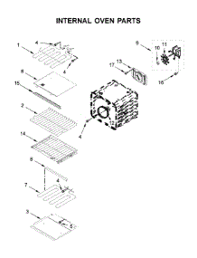 Internal Oven Parts parts for Kitchenaid Wall Oven/Microwave Combo KOCE500EBL11 from AppliancePartsPros.com