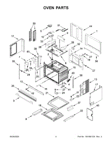 Oven Parts parts for Kitchenaid Wall Oven/Microwave Combo KOCE500ESS23 from AppliancePartsPros.com