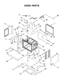 Oven Parts parts for Kitchenaid Wall Oven/Microwave Combo KOCE507EBL09 from AppliancePartsPros.com