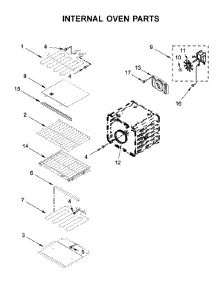 Internal Oven Parts parts for Kitchenaid Wall Oven/Microwave Combo KOCE507EBL09 from AppliancePartsPros.com