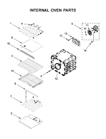 Internal Oven Parts parts for Kitchenaid Wall Oven/Microwave Combo KOCE507EBL11 from AppliancePartsPros.com